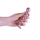 G-punkta dildo ar pērlītēm – 13 cm (5″) – Rozā — Foto 7