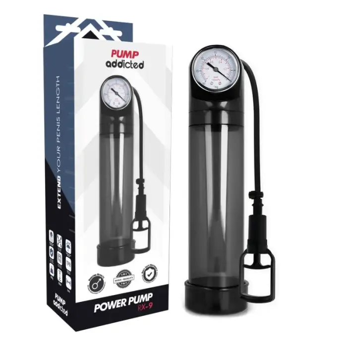Pump Addicted RX9 vakuuma uzlabošanas ierīce – 20 cm – melns