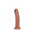 Vive REA216 – curved dual density silicone dildo with suction cup – tan – 18.5 cm — Photo 3