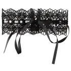 Cottelli Collection чёрный чокер, вышитый жемчугом и стразами 36cm — Фото 4