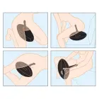 Fetish Fantasy Series Body Dock piepūšamā mīlas bumba ar dildo Foto 6