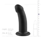 No-Parts Charlie dildo – 14.5 cm (5.7″) – Melns — Foto 8