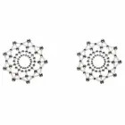 Rowland Burleskas krūšu uzlīmes – balts – viens izmērs Foto 1