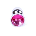 Plug-Jewellery Silver anālais spraudnis – 7 cm (2.8″) – Rozā — Foto 1