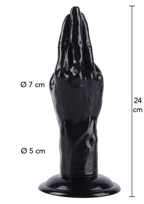 Hand Fucker XL Dildo – 24 cm (9.4″) – Black