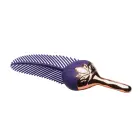 The Tickler – vibrating silicone feather tickler – purple/gold — Photo 5