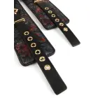 GEISHA Floral Jacquard kunstnahast randme köidikud – mustad — Foto 6