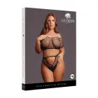 Melia Open Work Set – Queen Size – Black — Photo 1