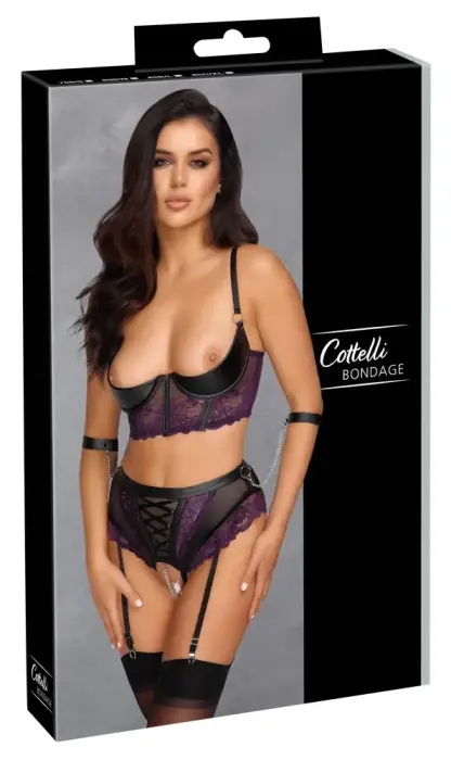 Cottelli Bondage Quarter Cup Set – 75B/S