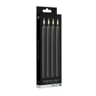 Ouch! Teasing Massage Candles – Black – 4 pcs — Photo 1