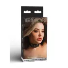 TABOOM elegantne D-rõngaga kaelarihm – must — Foto 4