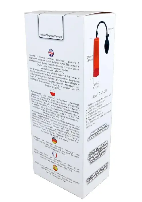 Pompka-Powerpump – sarkans Foto 4