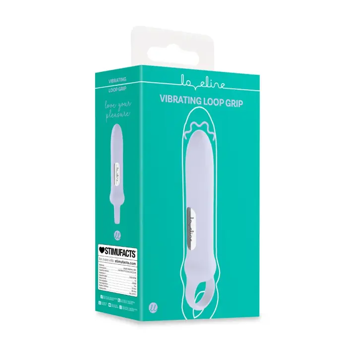 Вибратор Loveline Vibrating Loop Grip – фиолетовый