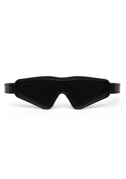 Reverse PU Leather Blindfold Foto 4