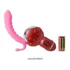 BAILE Rolling Fun II elastīgs vibrators – 18 cm (7″) – rozā Foto 8
