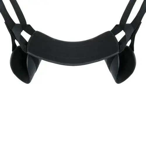 Kāju un sēžamvietas atbalsta durvju seksa šūpoles – melnas Foto 4