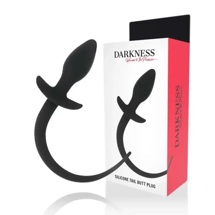 Darkness silikoonist anaaltapp – 28 cm – Must