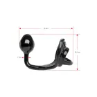Armor Tug Lock – Cock Ring with Ball Strap and Butt Plug – Medium — Photo 3