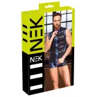 NEK metalinio blizgesio marškiniai – mėlyna – XL — Nuotrauka 1