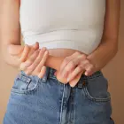 Sliding Skin Reālistisks Dildo – Vidējs – Vanila Foto 6