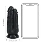 RealRock Two in One Dildo – 15.2 cm (6″) – Black — Photo 5