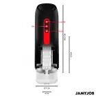 JAMYJOB PHANTOM automaatne masturbaator – must-punane — Foto 3