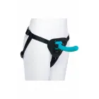 b-Vibe Every Body Strap-On Harness Set – reguleeritavad rakmed 6" silikoonkinnitusega – must — Foto 4