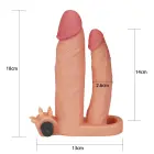 Pleasure X Tender vibruojanti dviguba varpos mova – 7,25 colio — Nuotrauka 7
