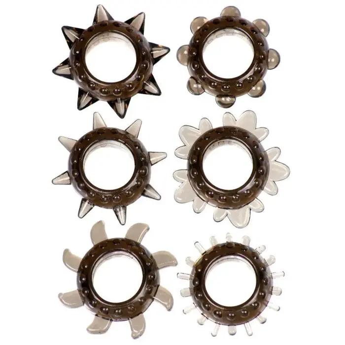 Me You Us Tickler Set Textured Ring Smoke – 102 pcs