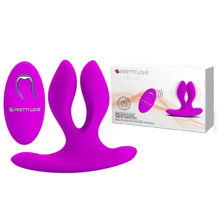 PRETTY LOVE Magic Finger Dual Stimulator – 12 Vibration Functions – Wireless Remote Control