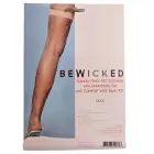 Be Wicked Caught In My Trap zeķes līdz augšstilbam – miesas krāsa – One Size — Foto 5