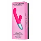 FemmeFunn Delola duālais vibrators – 23.6 cm (9.3″) – rozā — Foto 1
