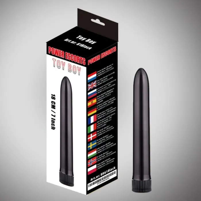 Toyboy vibrators – 18 cm – melns Foto 2