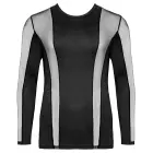 Svenjoyment Long-Sleeved Shirt with Mesh Inserts – Black – 2XL — Photo 7