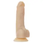 Naked Addiction Вращающийся и вибрирующий реалистичный вибратор – 18 cm (7″) – телесный — Фото 3