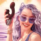 Magic Motion Magic Ponder vibrators ar laizīšanas funkciju un G-punkta stimulāciju – sarkans Foto 5