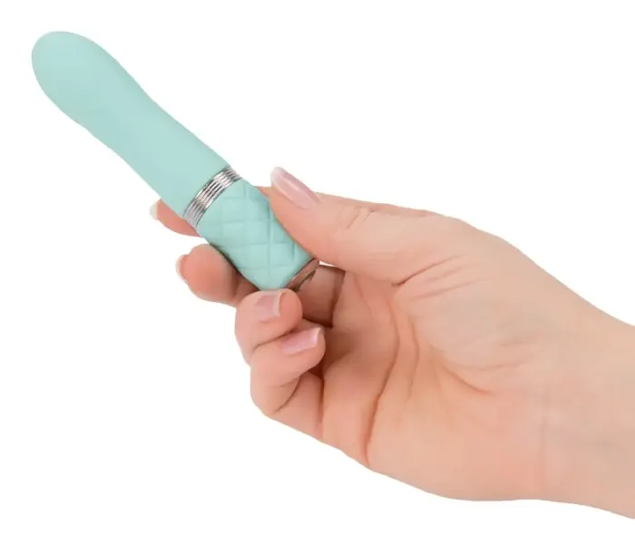 Pillow Talk Flirty Mini Vibrator – 11 cm (4.3″) – Teal Photo