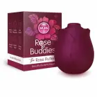 Skins Rose Buddies Flutterz – rožės formos tapšnojantis vibratorius – bordo — Nuotrauka 3