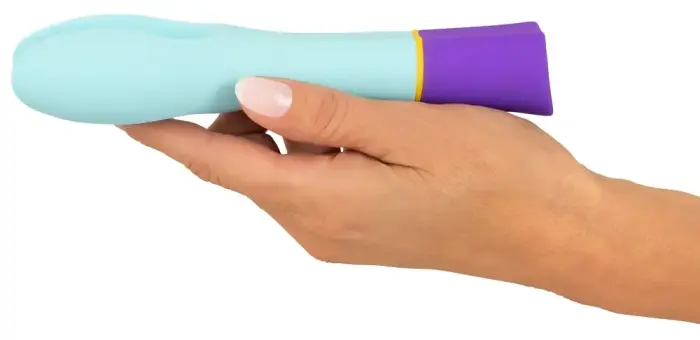 bunt. dubultais vibrators – 18.2 cm (7.2″) – daudzkrāsains Foto 7