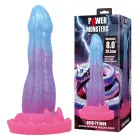 Power Monsters Void Python – 20.5 cm (8″) Rippled Monster silikona dildo – Melns Foto 1