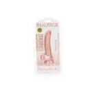 Išlenktas realistiškas dildo su sėklidėmis ir siurbtuku – 15.5 cm (6″) – Kūno spalva Photo
