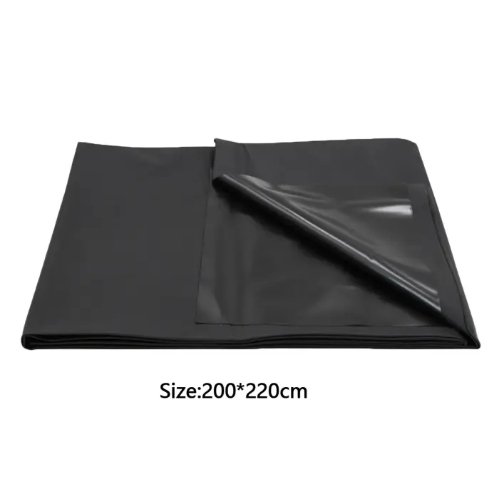 Bed Sheet Cover Black Foto 2