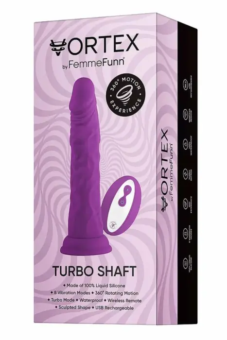 Вибратор FemmeFunn Wireless Turbo Shaft – 21.6 cm (8.5″) – фиолетовый