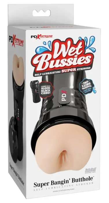PDX Extreme Wet Bussies Model Intimate System – 20.8 cm – Black