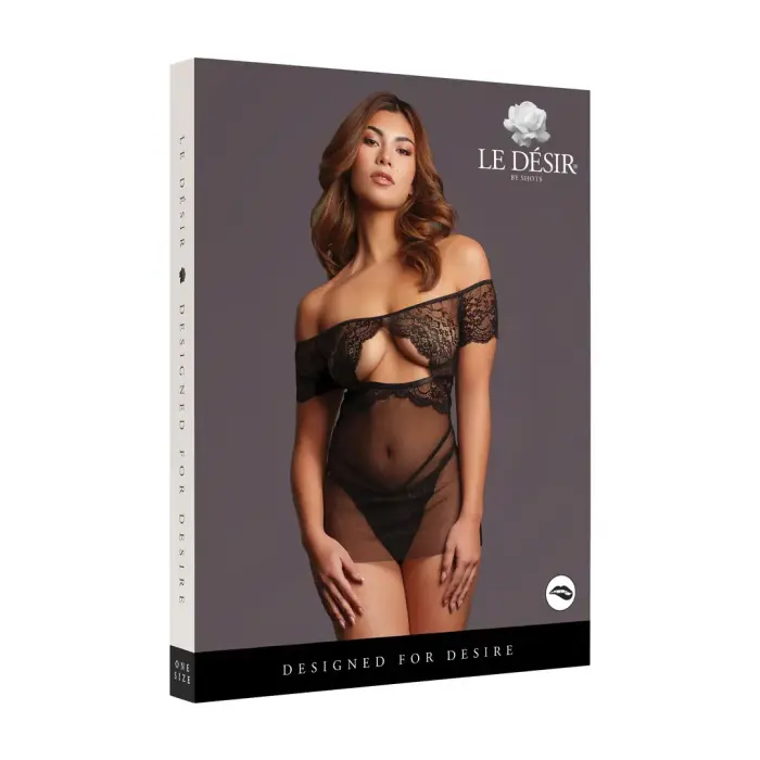 Olympia сорочка бэбидолл – чёрный – One size
