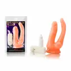 BAILE kahekordne dildo iminapa ja vibratsiooniga – lateks — Foto 2
