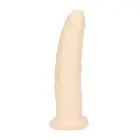 Vaniļas aromāta reālistisks dildo ar piesūcekni – 19.5 cm (7.7″) – Miesas krāsa — Foto 4