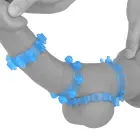 Lumino Play Penis Ring – glow-in-the-dark TPE penis ring – blue — Photo 17