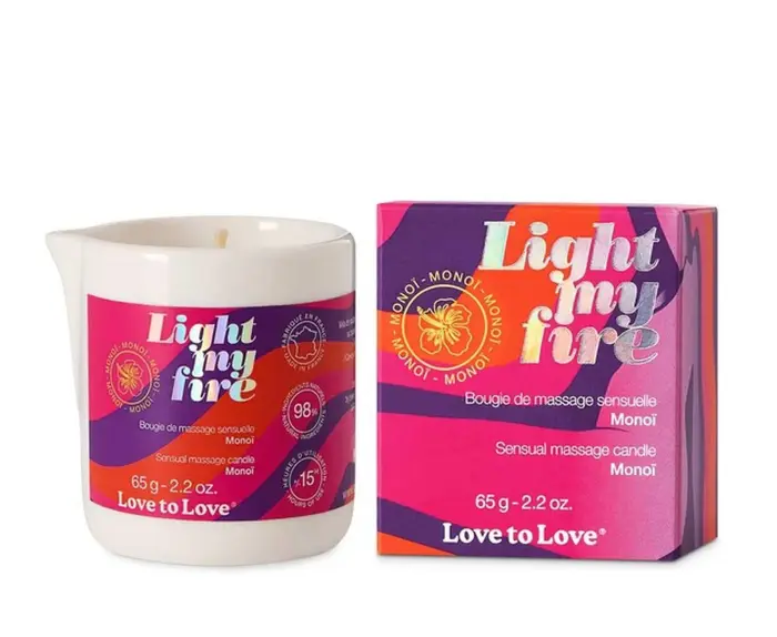 Light My Fire массажная свеча – Monoi – 65 г