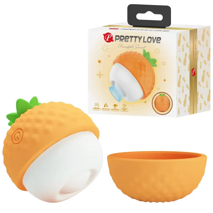 PRETTY LOVE Pineapple Secret vibraator – 12 pulseerivat funktsiooni – roosa